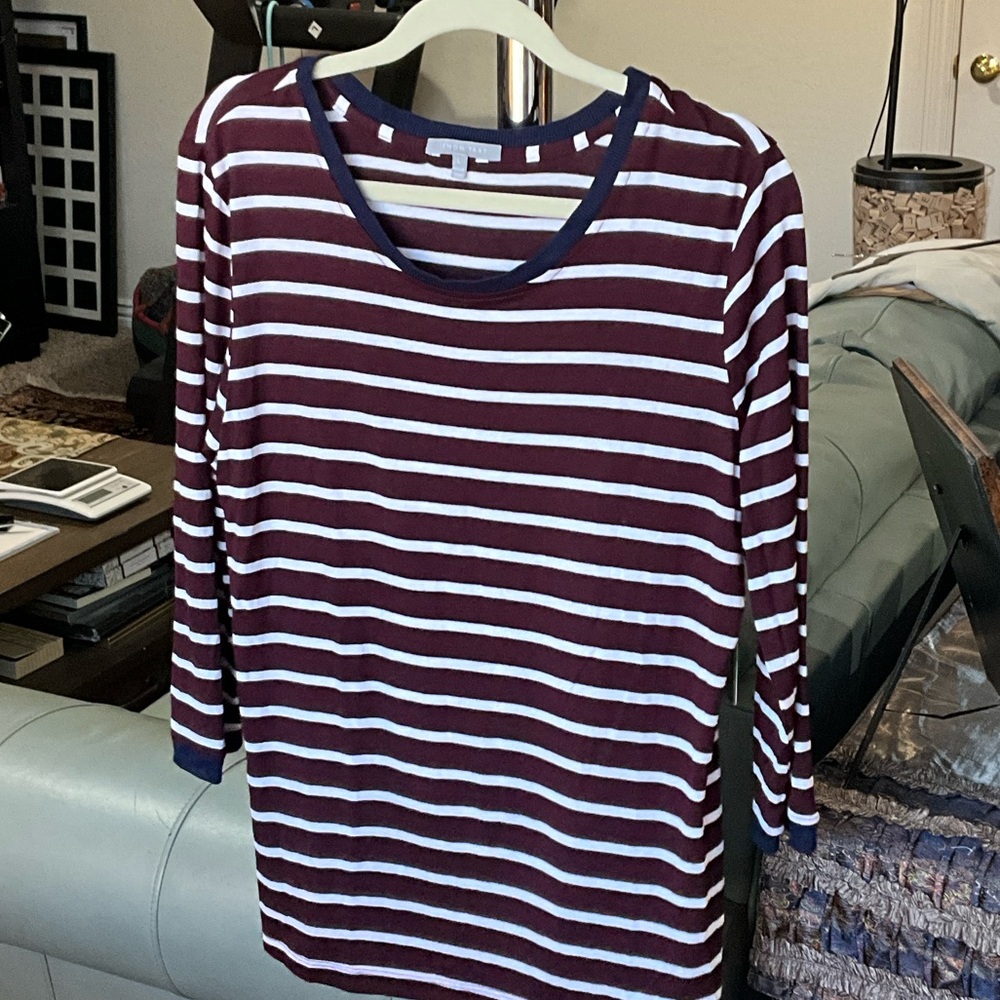 Lemon Tart  stretchy Crew Neck  3/4 Sleeve